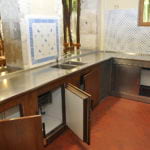 Vue intérieure de la grange du Grand Aulnay