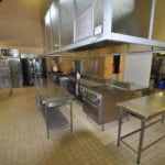 Cuisine de la grange du Grand Aulnay