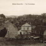 Vue ancienne d'un panorama du Bourg