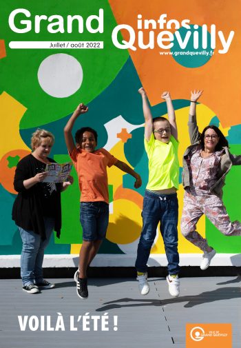 couverture du Grand Quevilly infos de juillet août 2022