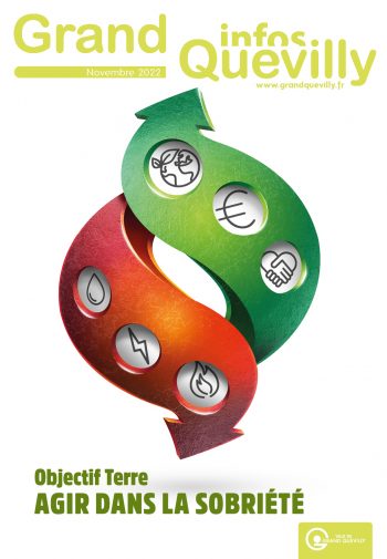 couverture du grand quevilly infos de novembre 2022 sur la sobriété énergétique